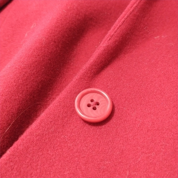 Nordstrom Red Wool/CASHMERE Coat Blazer Jacket 12 - Picture 10 of 12